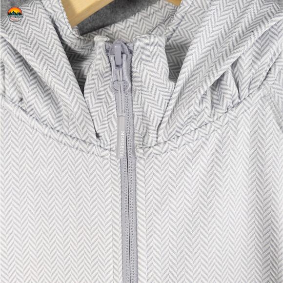 Mondetta Full-Zip Hoodie Gray Track Jacket Long Sleeve Athleisure Women's Size L - Picture 10 of 13